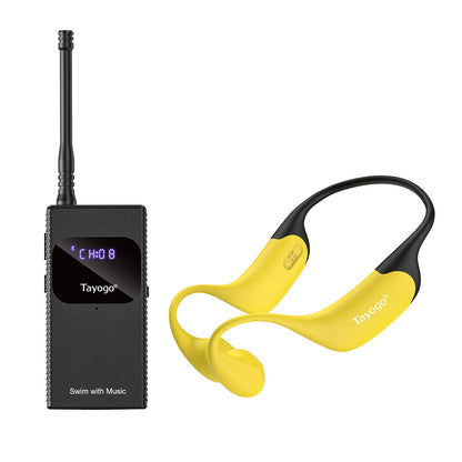 Stream Music Combo - T6 Transmitter + W23 Aquasonic Elite Bone Conduction Swimming Headphones