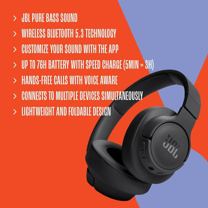 JBL Tune 720BT Wireless Bluetooth Headphones